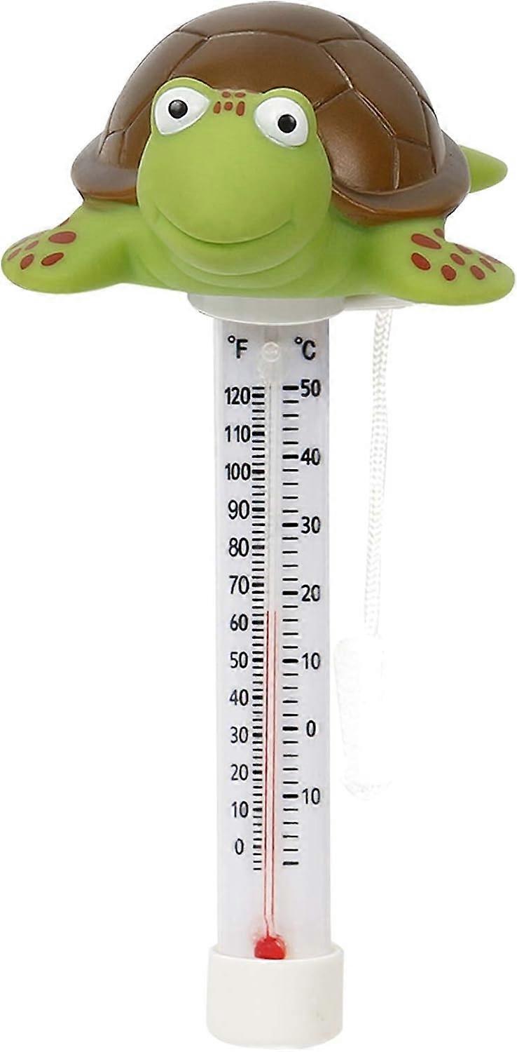 Flytande pooltermometer, dammvattentermometer med snöre, babypooltermometer