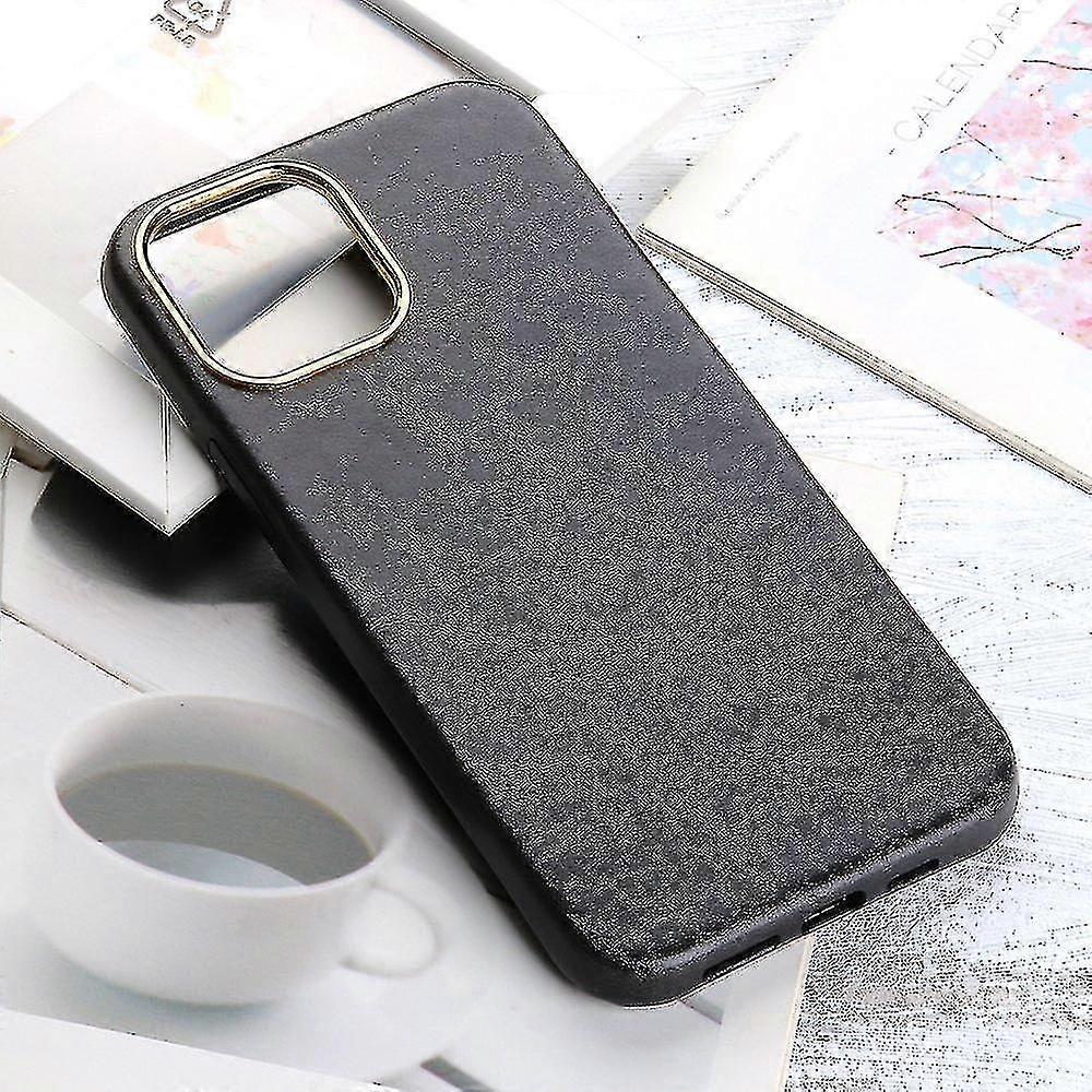 Leather Anti-drop Shockproof Case Compatible Iphone 14 Pro Max/14 Pro/14 Plus/14 With Metal Camera Circle