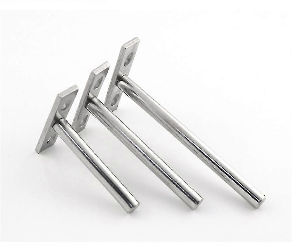 3 Piece Invisible Floating Shelf Brackets, Wall Mounted Concealed Bracket Mounting Kit 4/5/6 Inch