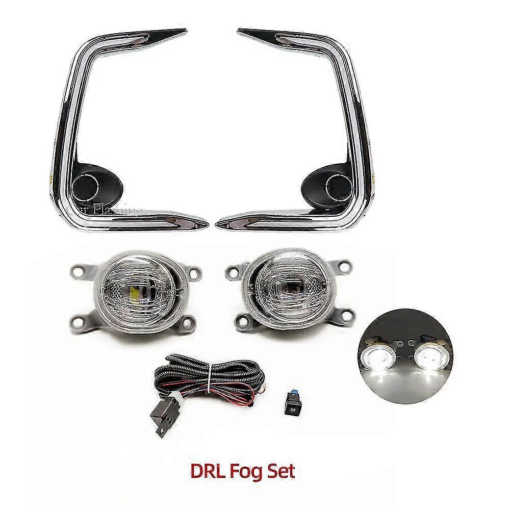 Led Drl lumini de zi pentru Toyota Corolla Sedan 2019 2020 2022 2022 2022 Bara de protecție față Lămpi de ceață Turn Signal Chrome Piese auto