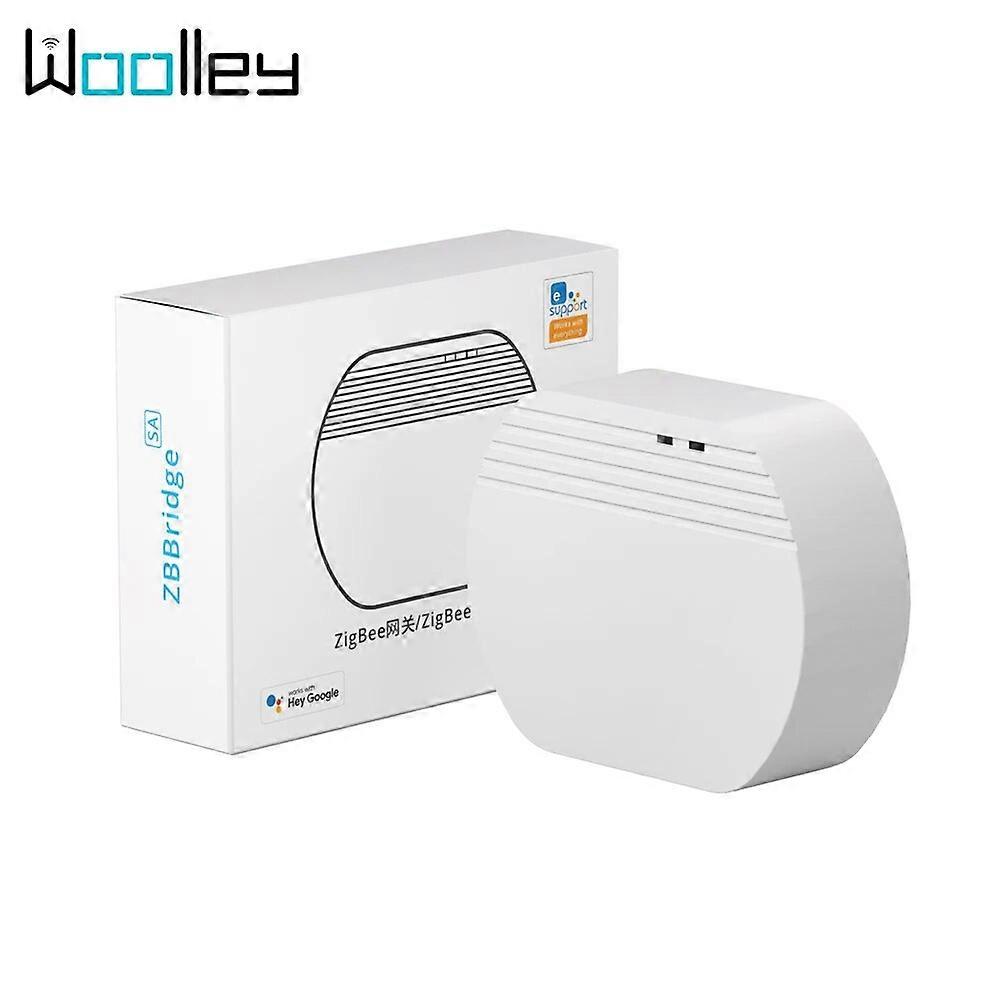 Woolley Zigbee 3.0 Hub Wireless Zigbee Gateway Smart Home Bridge Up to 32 devices Voice Control with Alexa Google Assistant