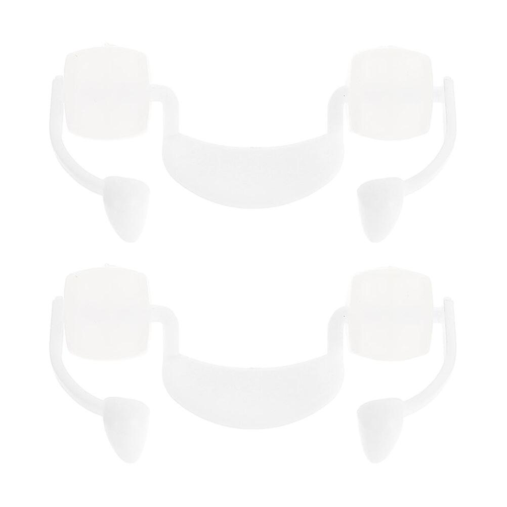 2pcsゾンビの歯の偽の牙ハロウィーン引き込み式牙コスプレパーティーアクセサリー