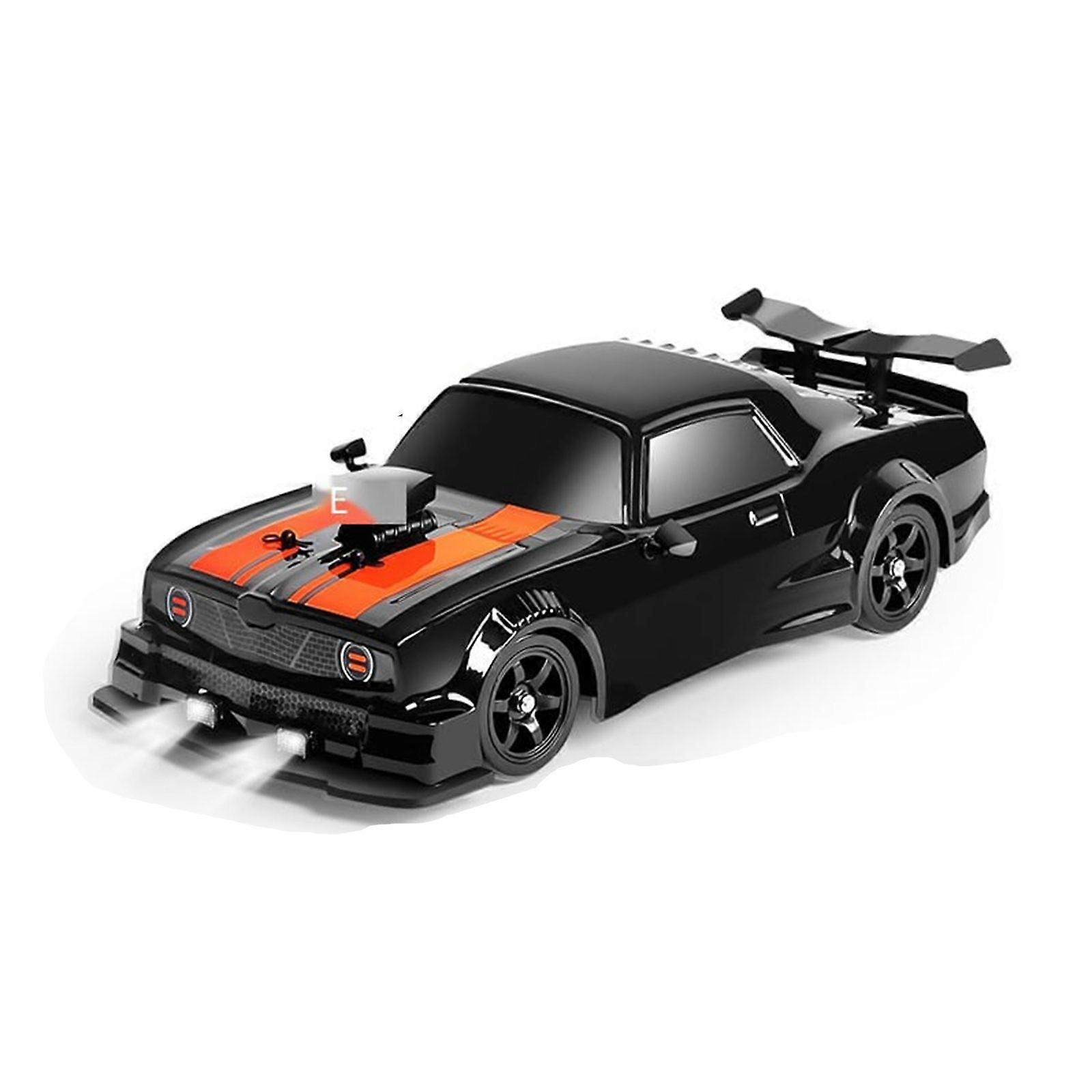 Αυτοκίνητο τηλεχειρισμού RC Drift αυτοκίνητο 1:16 κλίμακα 4WD 18KM/H υψηλής ταχύτητας πρότυπο όχημα 2.4GHz με τα φώτα των οδηγήσεων Σπρέι λαστιχένιο αγωνιστικό σπορ αυτοκίνητο παιχνιδιών ελαστικών για τον ενήλικα