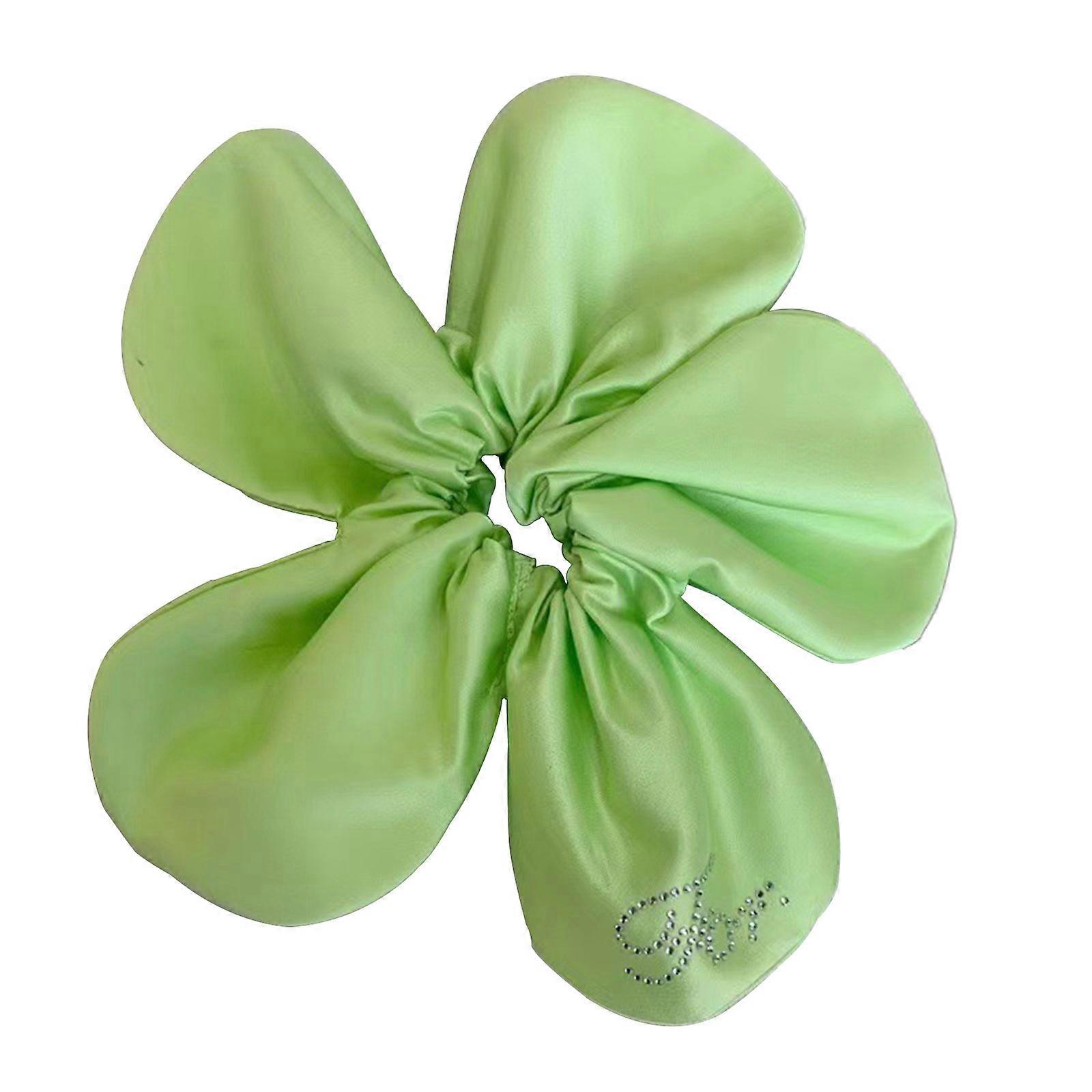 Duże scrunchies do włosów w kwiaty, ręcznie robione opaski do włosów w stylu retro, modne akcesoria do włosów