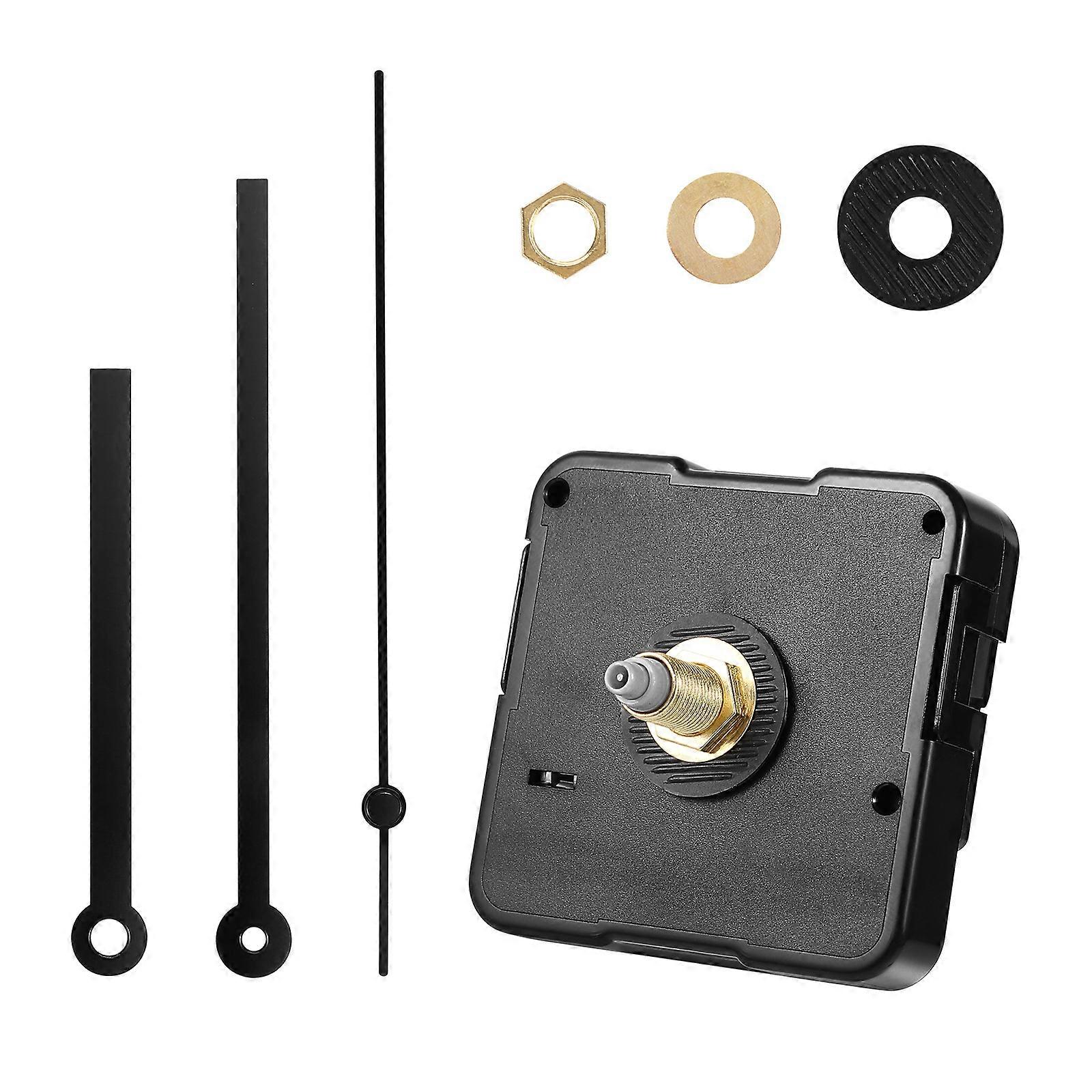 1 Set Clock Mechanism and Hands Kit Battery Operated Clock Mechanism Movement Replacement Kit