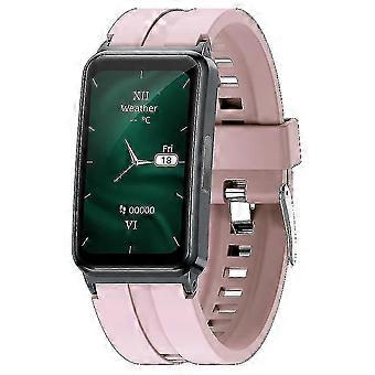 blodsukker sukker smart klokke kroppstemperatur EKG HRV monitor vanntett rosa [gratis frakt]