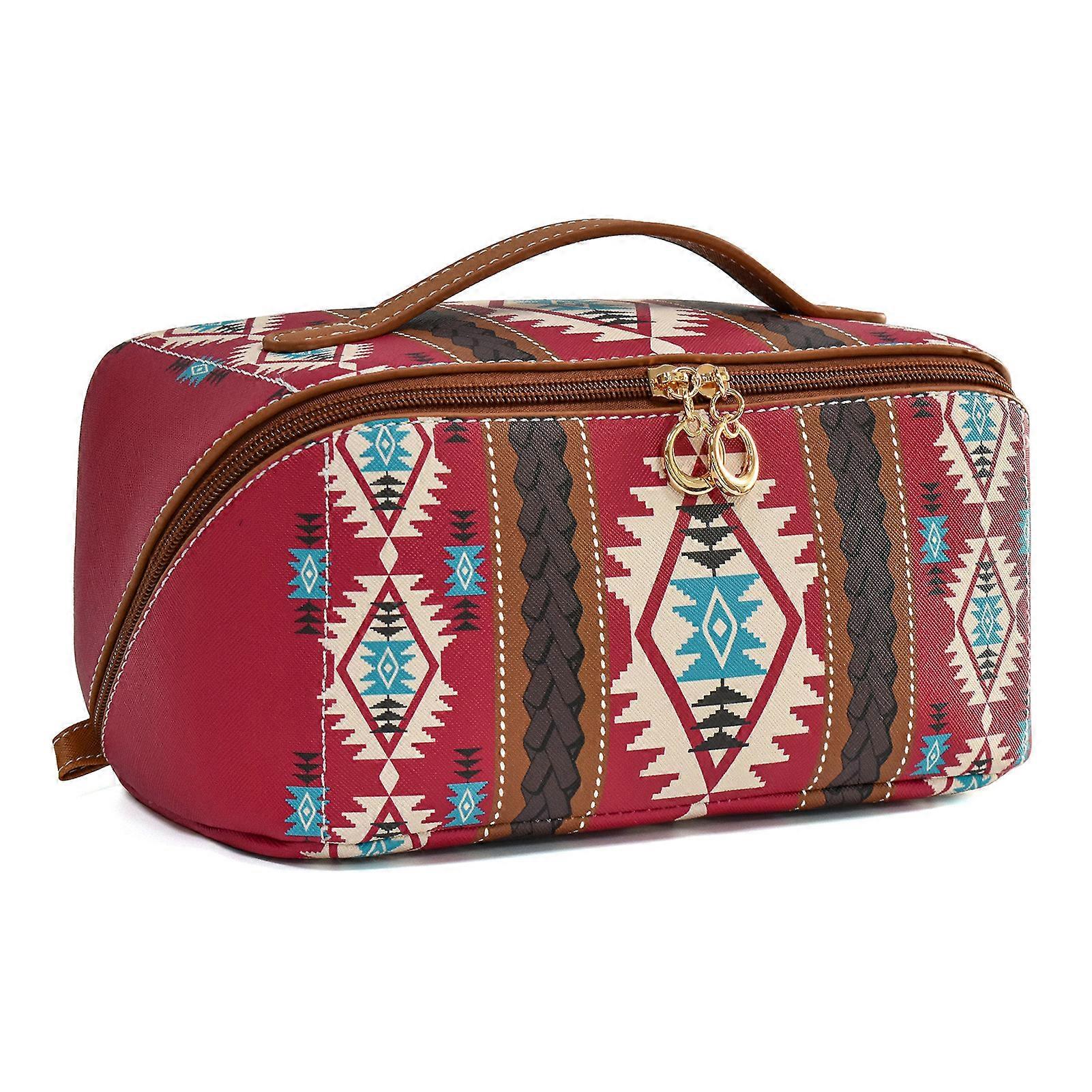 Multi-compartment Toiletry Cosmetics Bag Large Capacity Stylish Portable Makeup Storage Pouch for Business Travel Trips