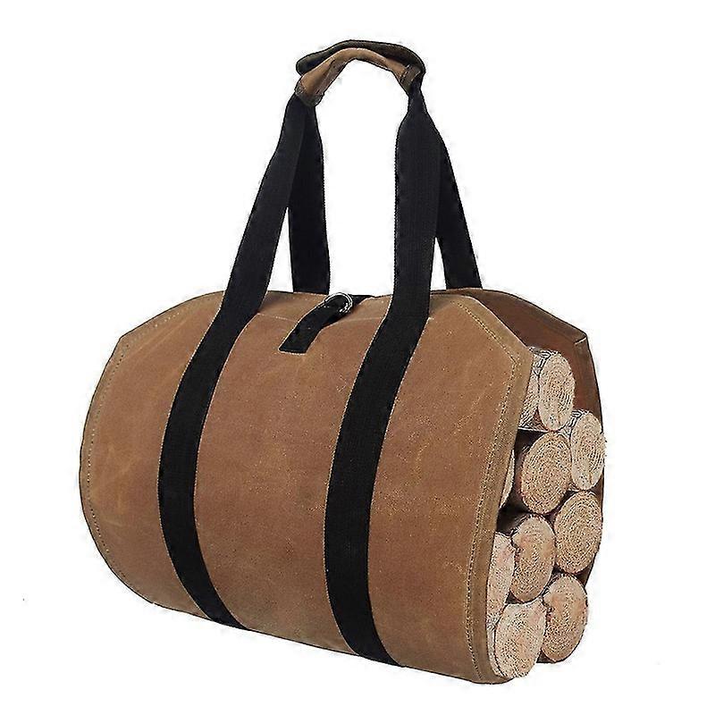 Καμβάς Καυσόξυλα Ξύλο Carrier τσάντα Log Camping υπαίθριος κάτοχος Μεταφέρετε τσάντα αποθήκευσης Ξύλινη τσάντα καμβά τσάντα χειρός
