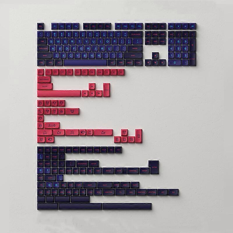 Akko 227 Keys Pbt Keycap Set Mda Profile Double Shot Custom Keycaps For Mechanical Keyboards