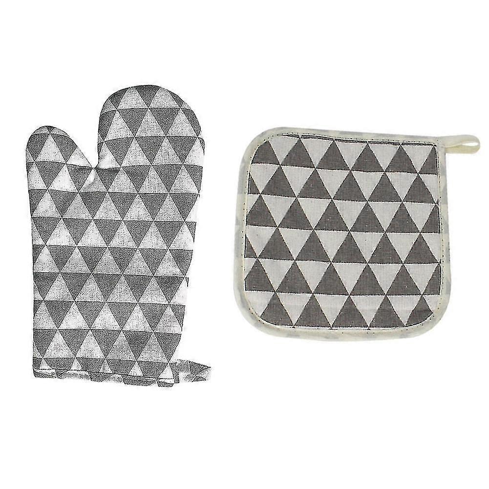 glove placemats table oven kitchen placemats(16x27cm)(gray