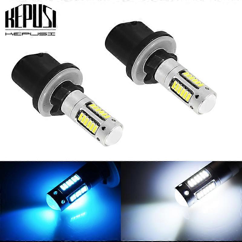 2x H27 880 car light Led  Fog Lamp Drl Daytime Running  Bulbs 30 Smd 4014 Led White Ice Blue Dc12v  Styling H27w2