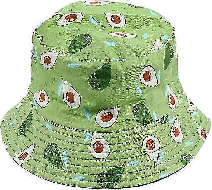 Sun Hats for Women Bucket Hat Print Wide Brim Reversible Fishing Hats