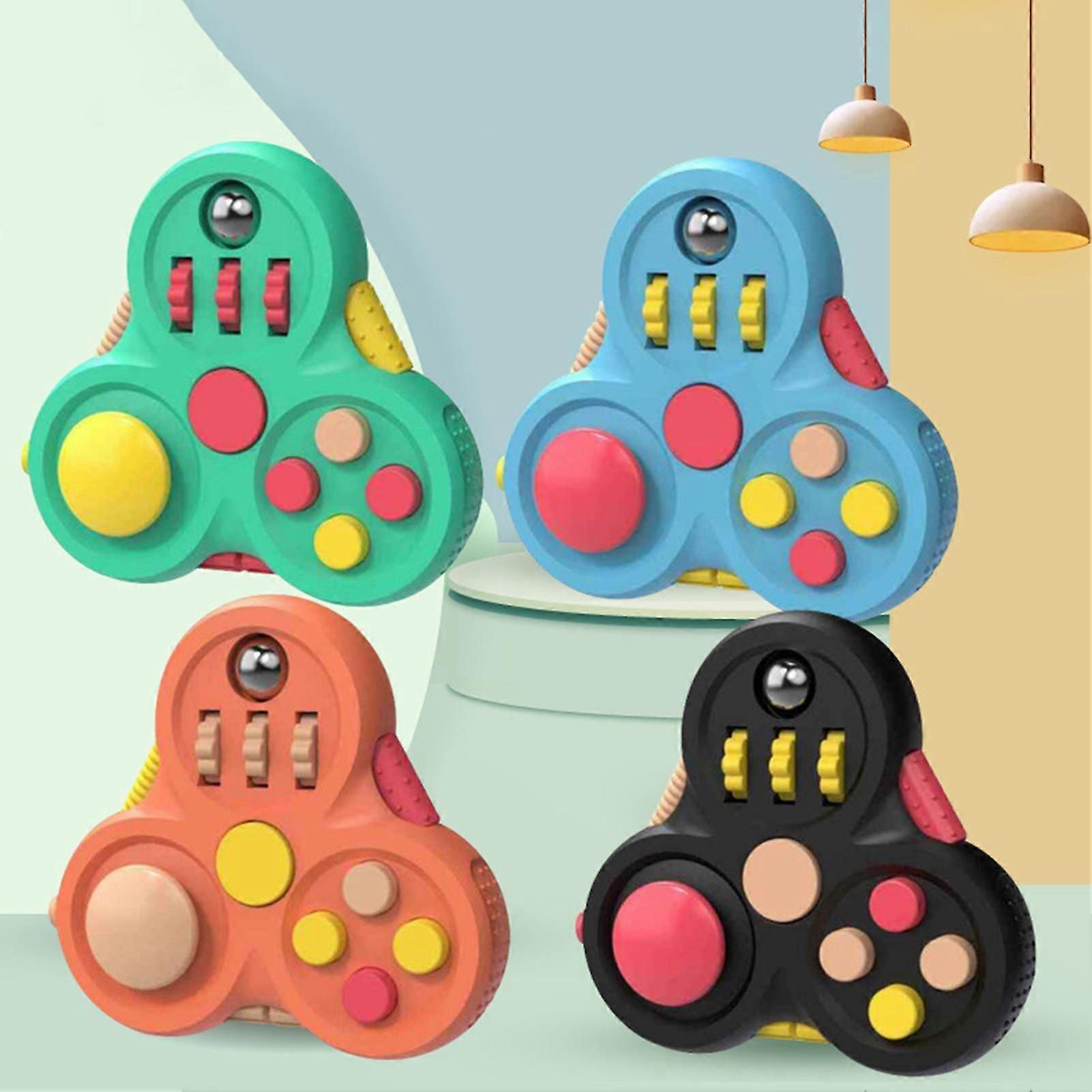 Fidget Pad Anti-skid Multi-functional Plastic Anxiety Relief Fidget Controller Toy for Children-Good