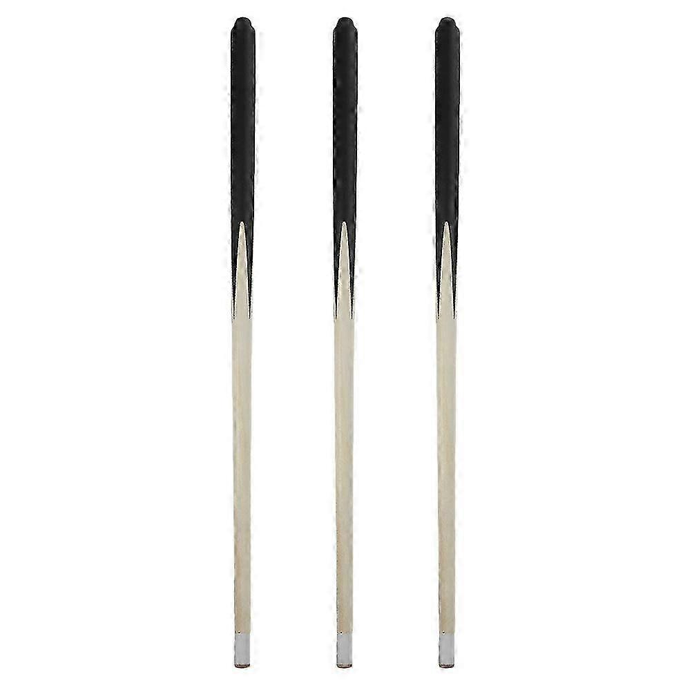 3Pcs Holz Billard Queue Short Pool Queue Kinder Hartholz Billard Queue Stick