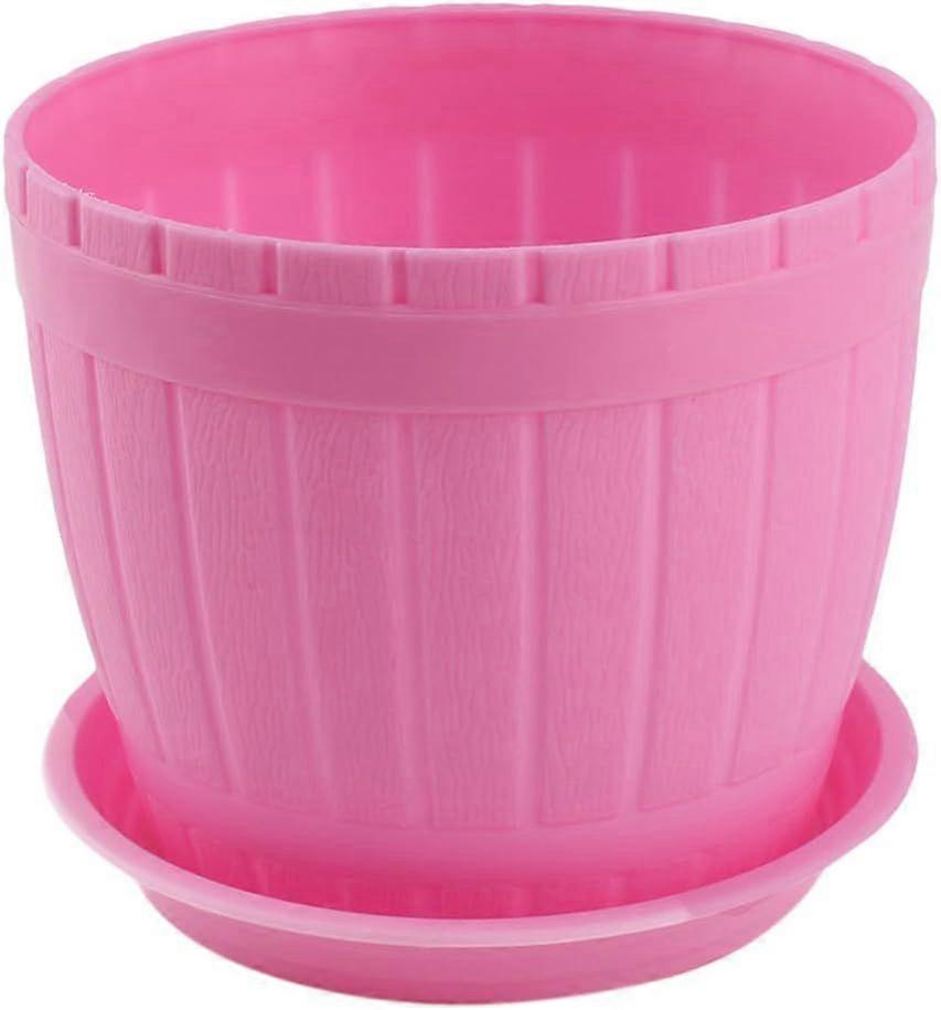 Doniczka Fleurs Plantes Maison Jardin Cylindre en Plastique Porte Plantation lgumes Rose