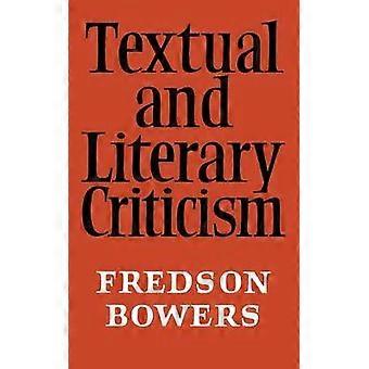 Text- och litteraturkritik
