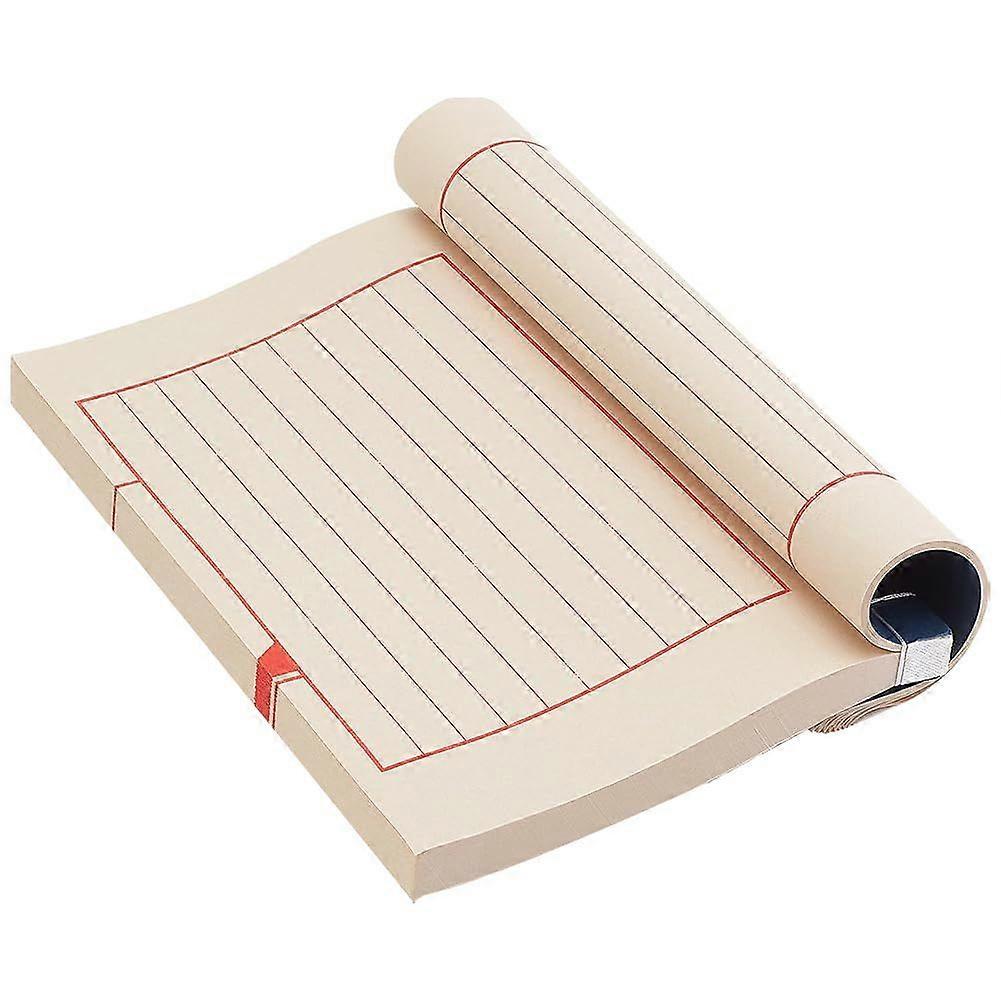 Chinese Calligraphy Xuan Paper Handwriting Book Brush Exercises Book Practice Tracing Copybook Lettering Writing Drawing Paper for Chinese New Year Ca