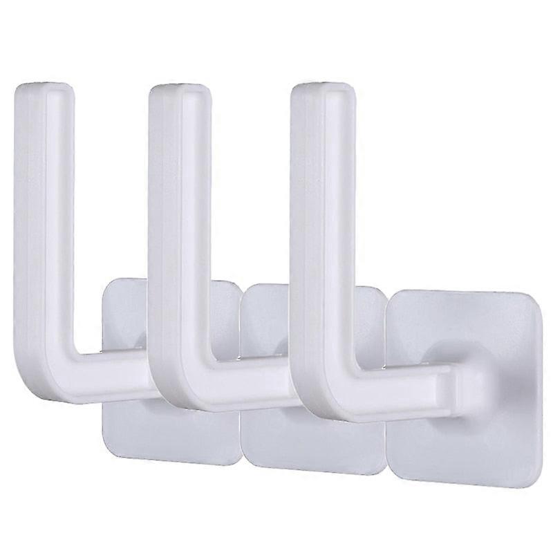 Nneoba L-shape Punch-free Hook Wall Mounted Cloth Hanger