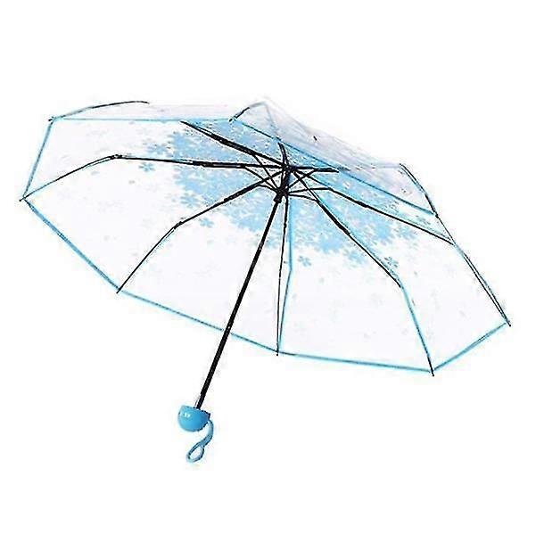 transparent umbrella sakura foldable