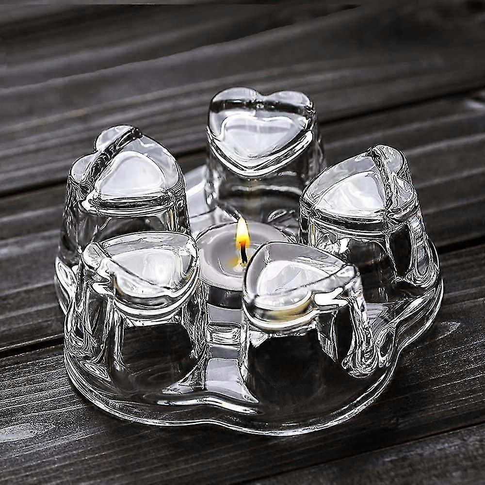 Universal Solid Crystal Glass Teapot Warmer | Tea Warmer -- Candle Never Flames Out,7140