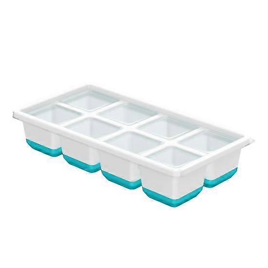 1/2Pcs Large Ice Cube Mold with Lid BPA Free Silicone Tray for