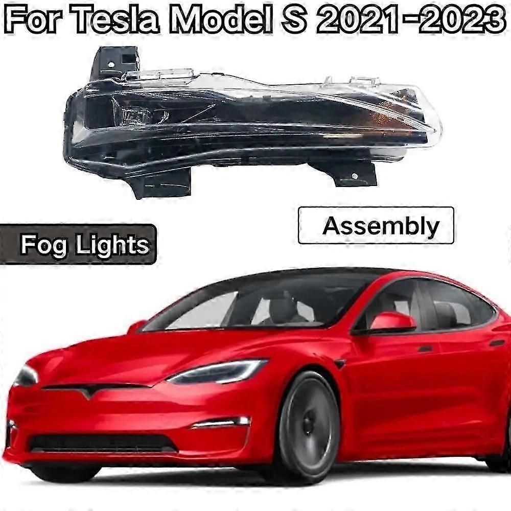 For Tesla Model S 2022 2022 2023 Front Fog Lights Assembly US Version LED Left Right Car Accessories Replacement Driving Lamp js