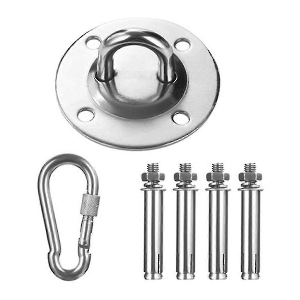 1 Set Heavy Duty Swing Hanger With Bearing, Swing Swivel, Safe Rotational Device Hanging Accessory For Aerial Silks Dance, Web Tree Swing, Yoga Swing