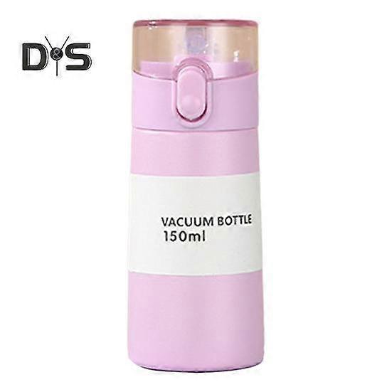 150/250ml with Carrying Rope Thermal Mug One-button Opening Practical Drinkware Ultra-compact Lovely Insulated Cup