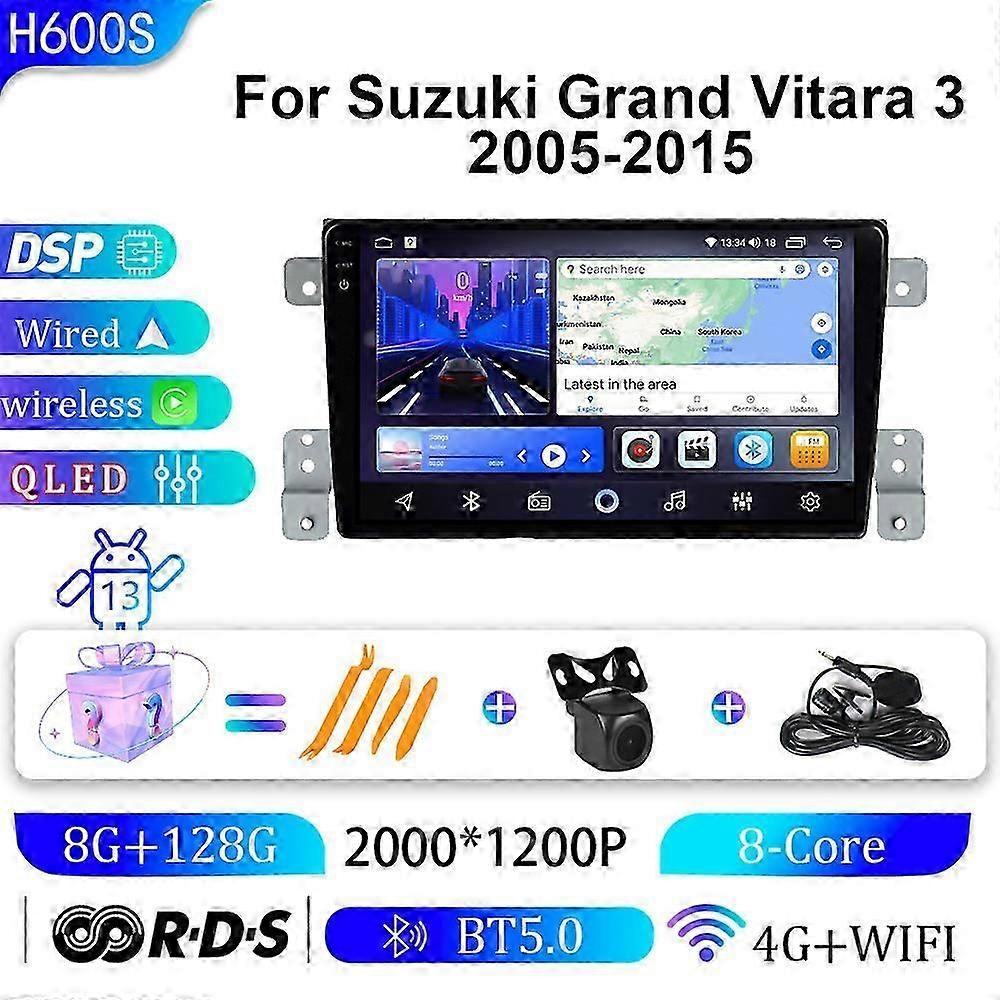 Sopii Suzuki Vitra 05-15 autoon asennettava Android-suuren näytön navigointi, GPS-navigointi, all-in-one-kone-2K