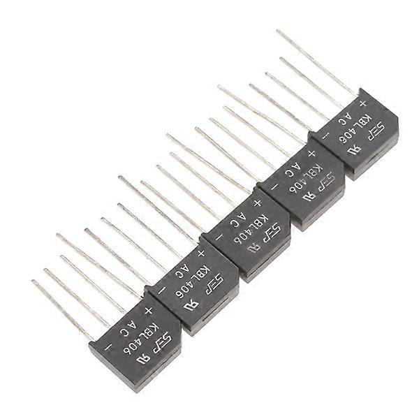 5pcs KBL406 Bridge Diode Max. Peak Reverse Voltage 800V 4A