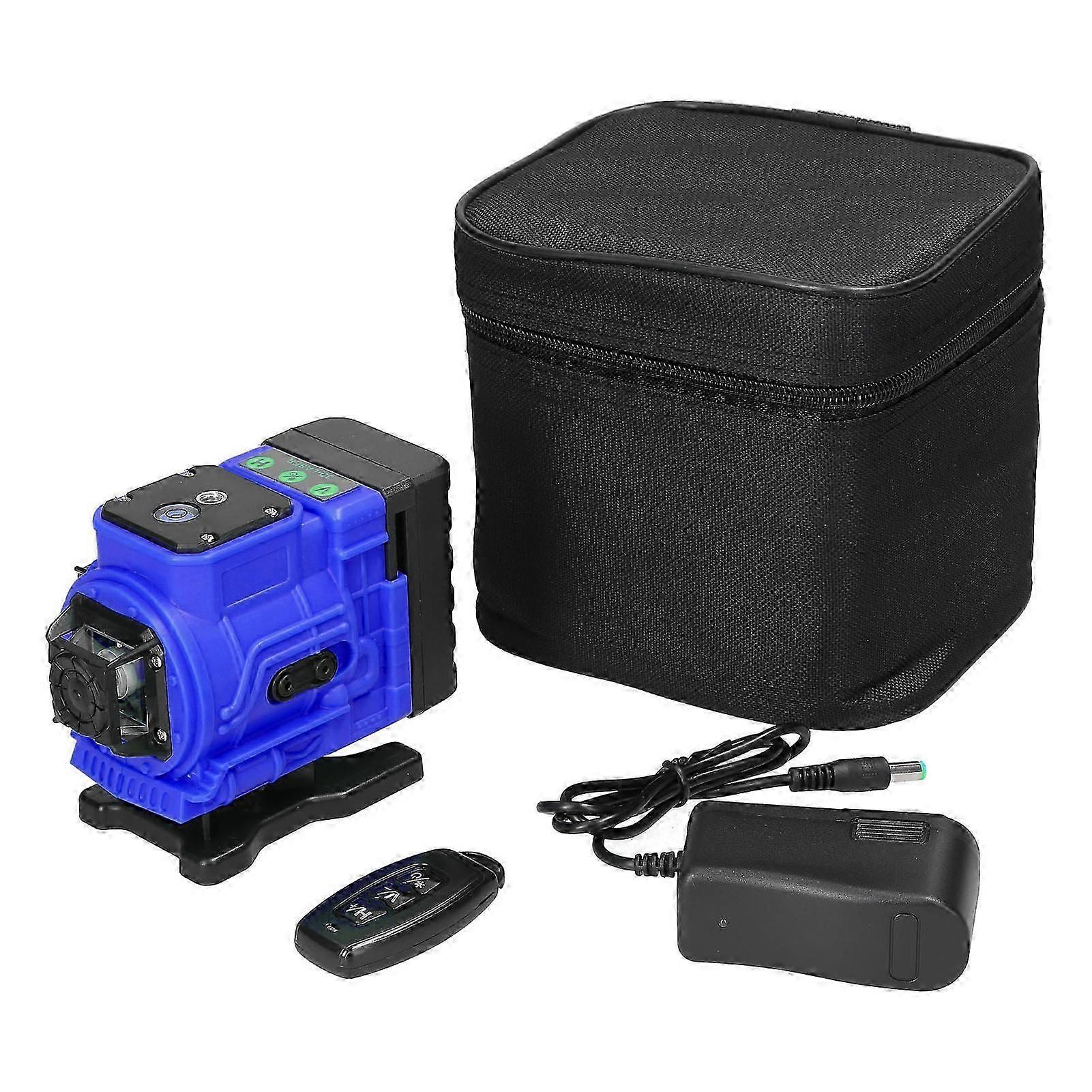 Multifunctional 12 Lines 3D Green Light Laser Level With Auto Self-leveling Laser Omnidirectional Ground Wall Laser Rangefinder