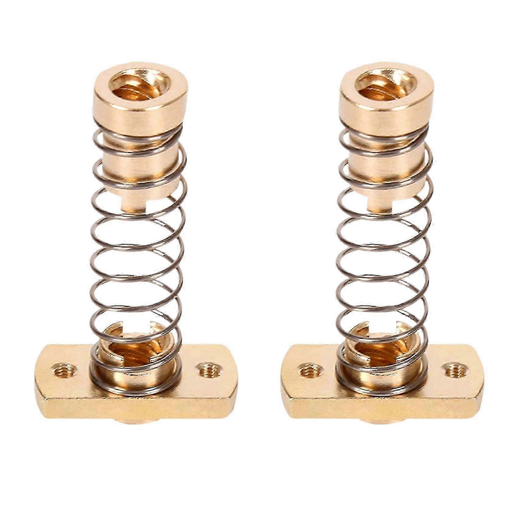 CR10 Z Axis T8 Anti Backlash Spring Loaded Brass Nut Kit for Creality 3S 3D Printer Upgrade