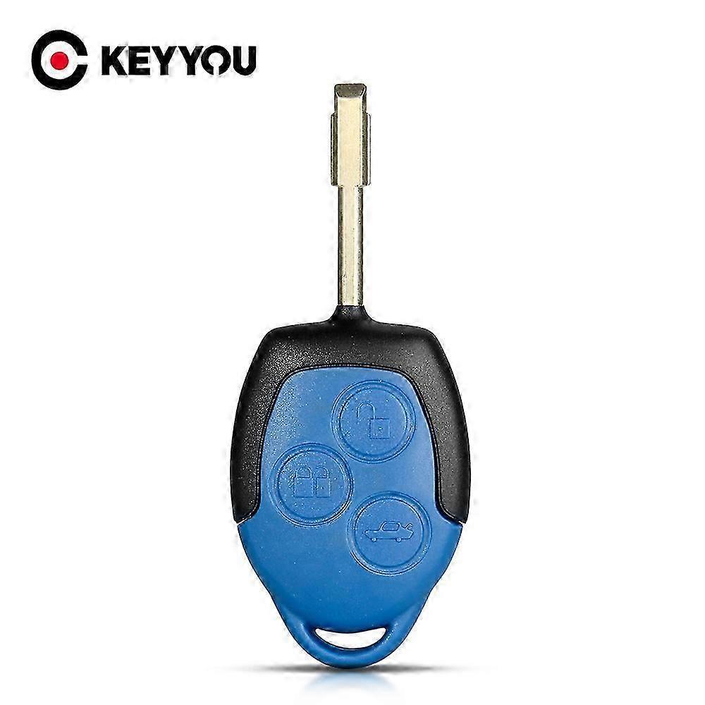 Remplacement exquis 3 boutons Transit Connect Set Remote Car Key Shell pour Ford Transit Blue Key Case Styling Cover