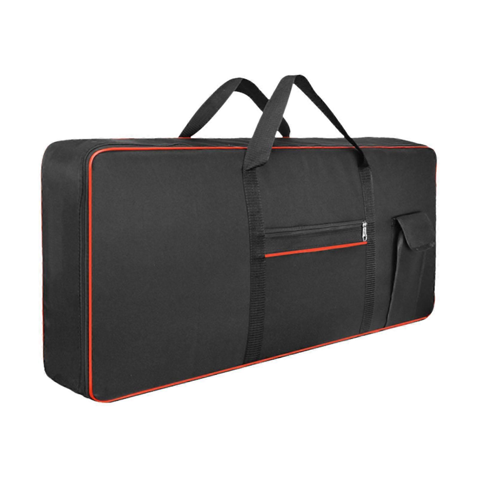 Electric Piano Case 61Key Keyboard Gig Bag Thickened with Pocket Portable