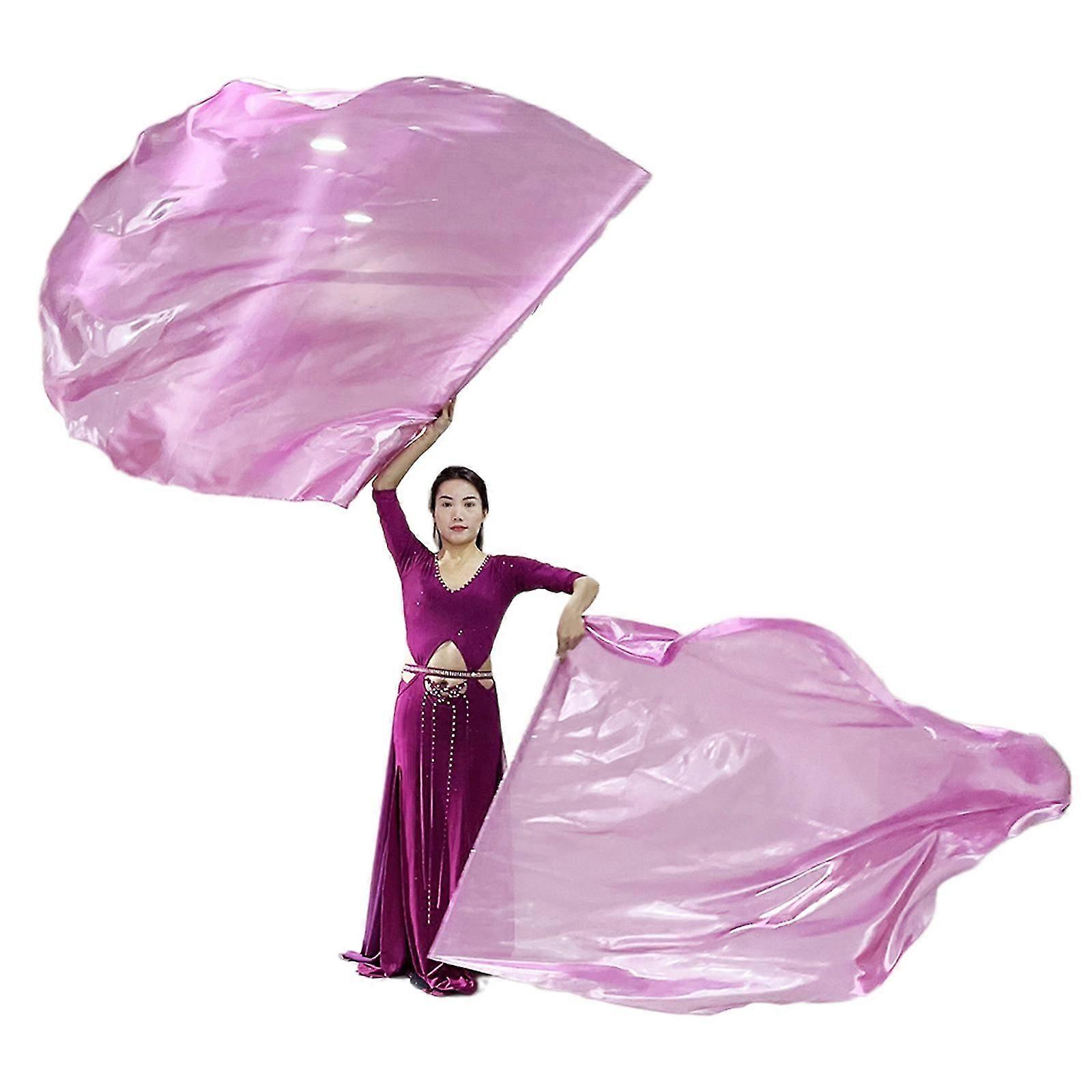 2Pcs Semicircle Praise Church Flags Praise Dance Worship Flags with Scalable Rod for Worship Dance Practice Performances transparent white