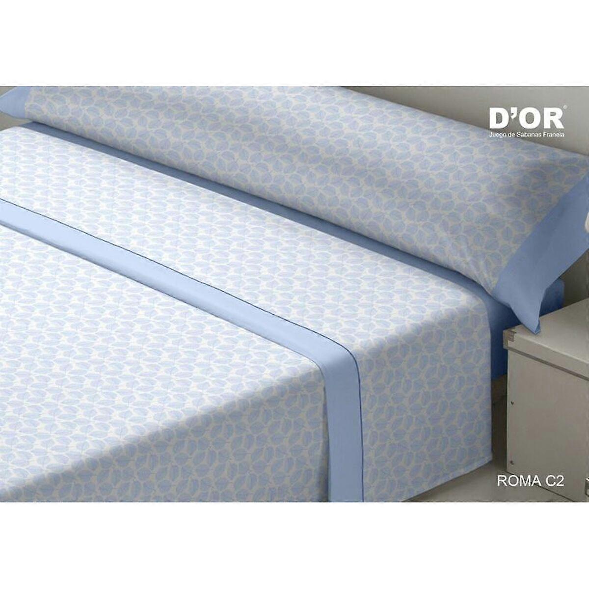 Bedding set D'Or ROMA Blue Single Franela