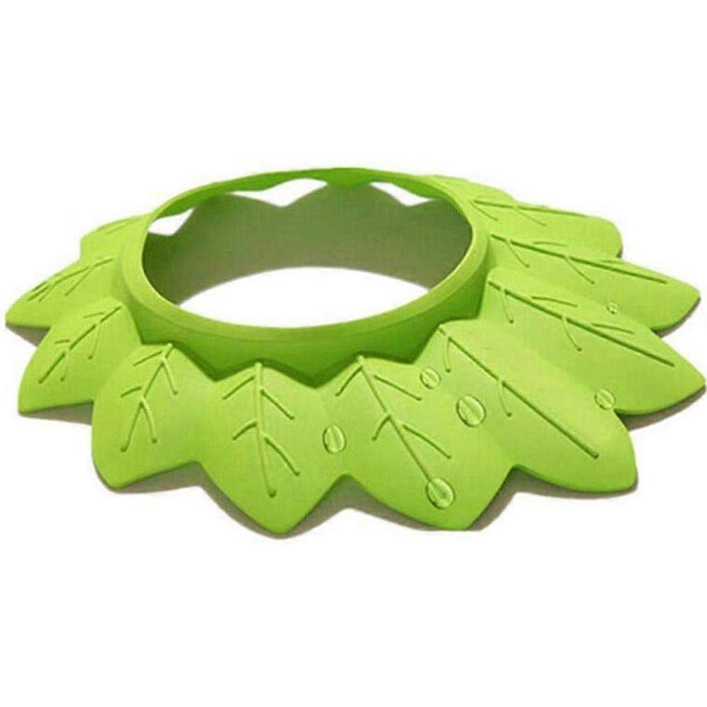 Children Bathing Hat Soft Shower  Leaf Shaped Elastic Bath Safety Hat