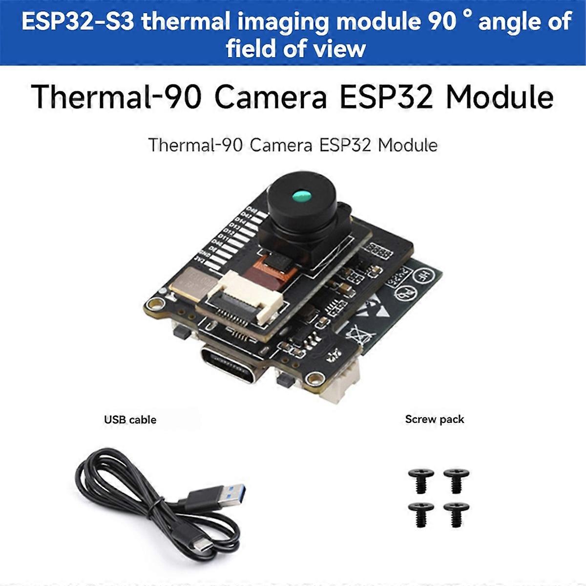 Esp32-S3 Wifi Infrared Thermal Imaging Module Esp32 Seriale Wifi RGB Scheda di Sviluppo 80x62 Pixel I