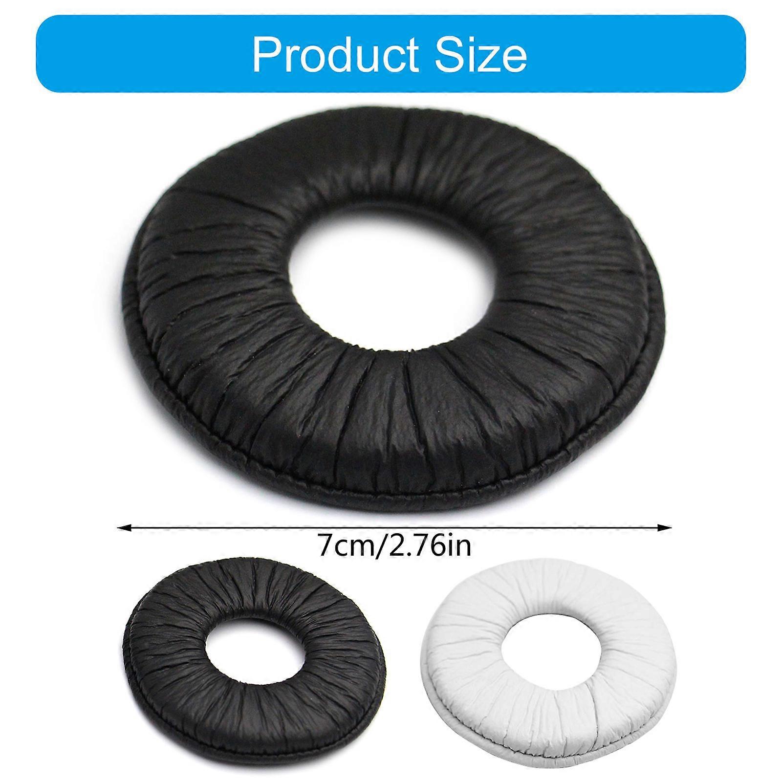 MDR-ZX100 ZX300 V150ヘッドフォン用の簡単に交換できるイヤーパッド厚手のフォームカバースリーブイヤパッドプロップホワイト