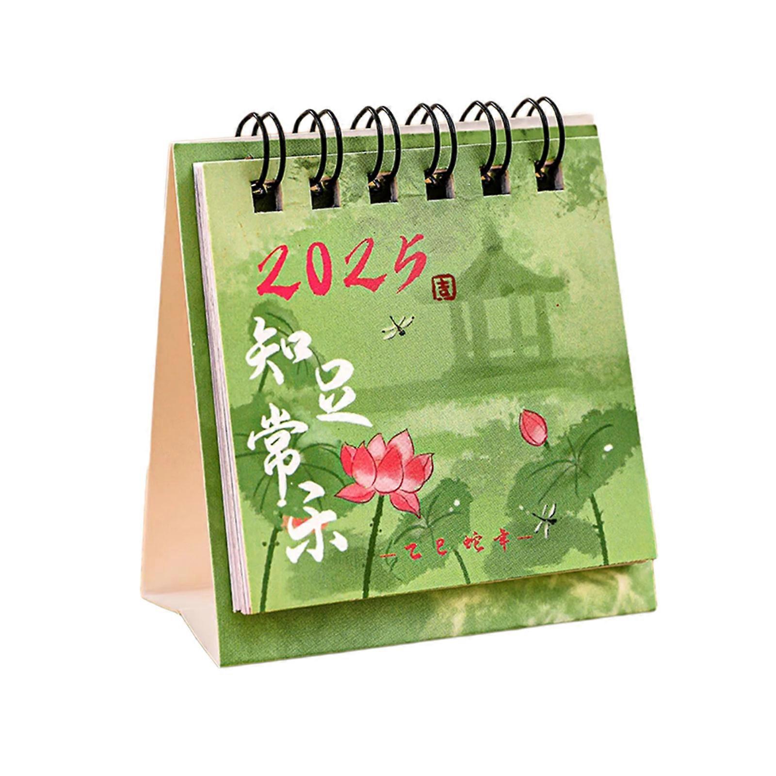 2024-2025 Desk Monthly Calendar Planner 18 Month Referances from 07/2024 to 12/2025 Small Pocket Calendar Writing Pad