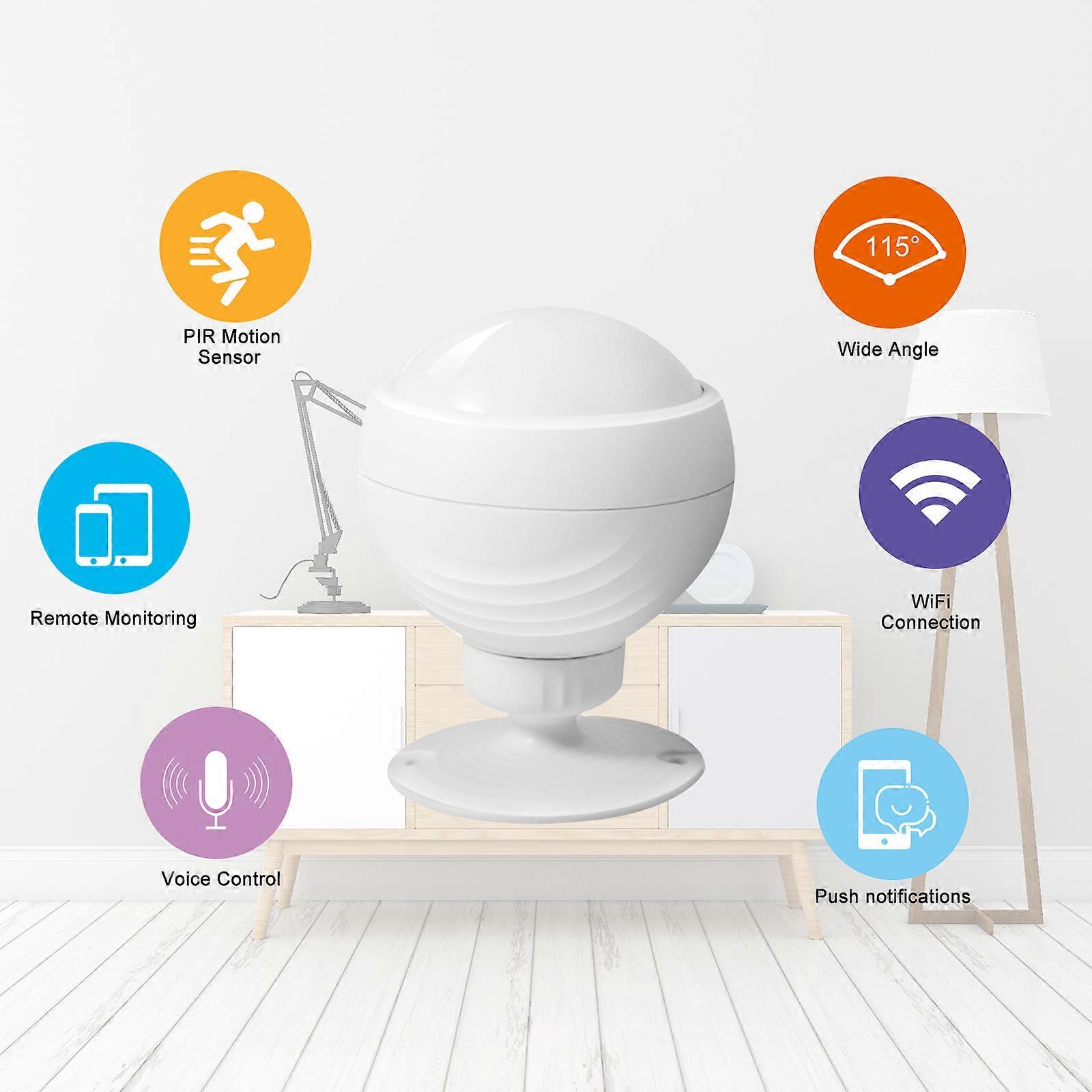 WIFI PIR Motion Sensor Wireless Passive Infrared Detector Security Burglar Alarm Sensor Tuya APP Control Smart Home