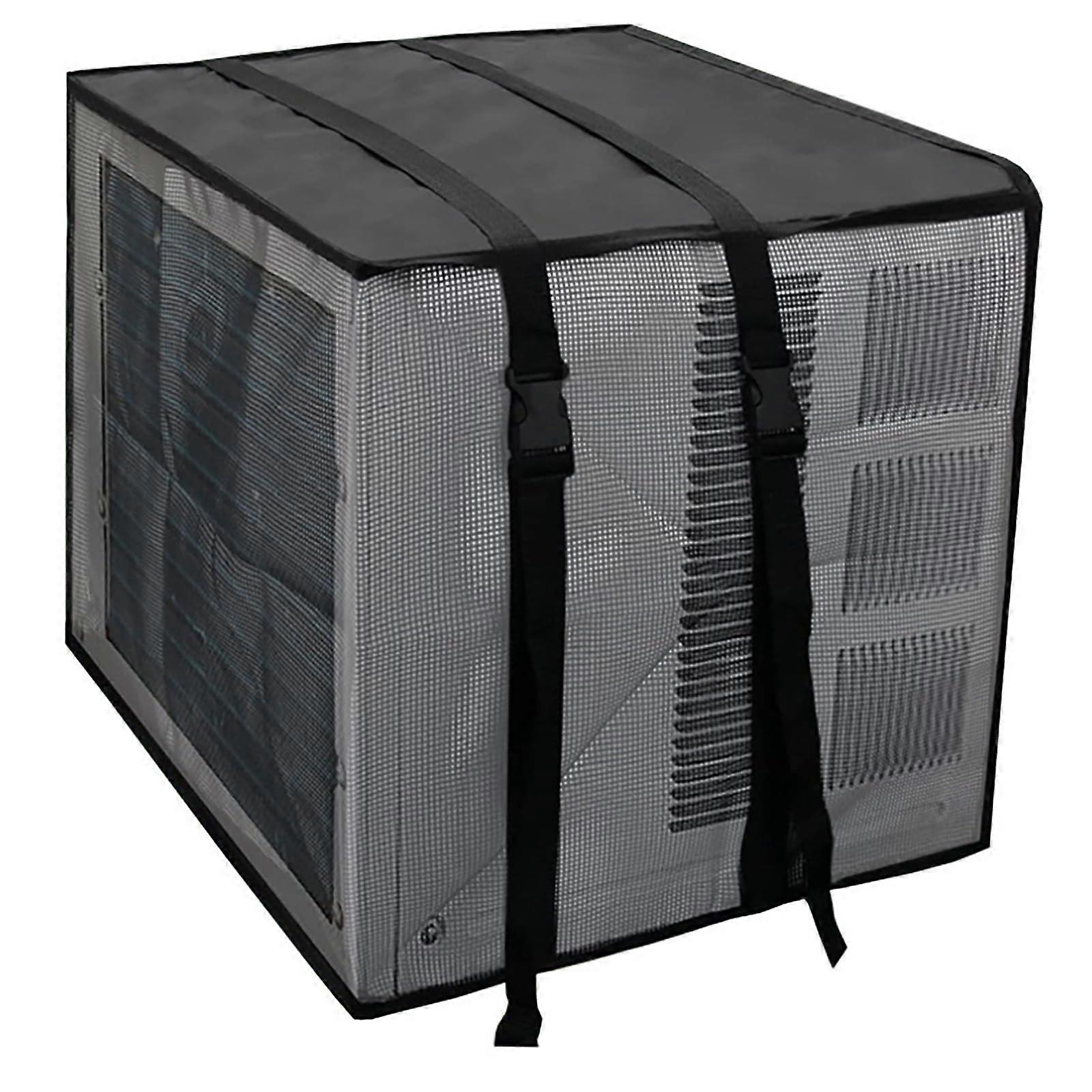 Exterior Mesh Window Air Conditioner Cover Dust Proof Anti-Leaf Design Provides Easy Airflow 17''Wx12''Dx13''H