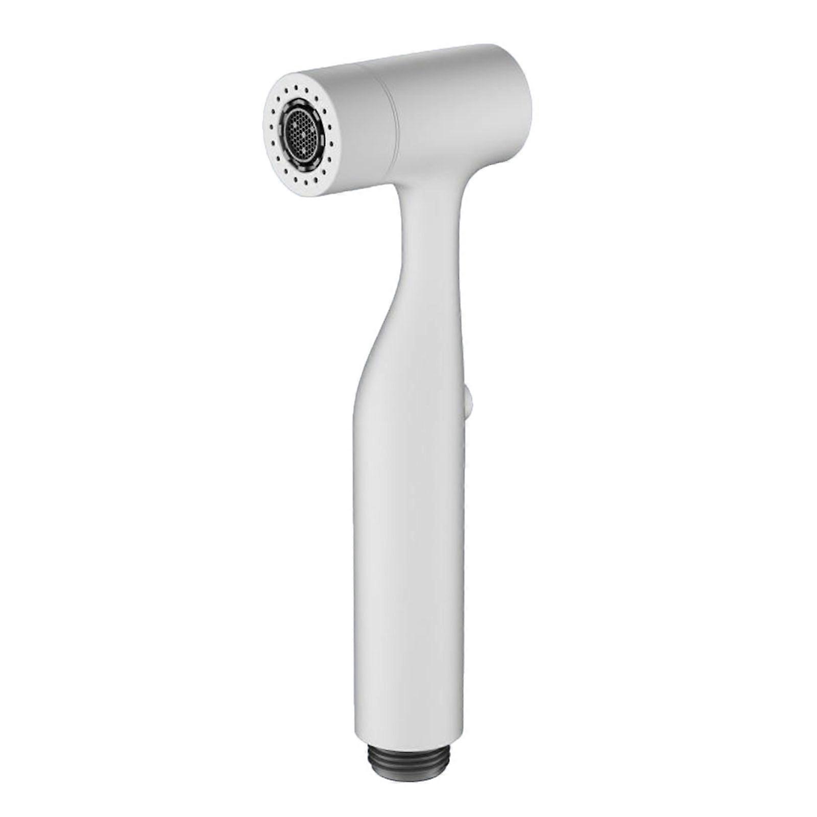Pressurized Handheld Toliet Washer Compact Bidet Attachment Female Toliet Washer Simple Operate for Various Applications White