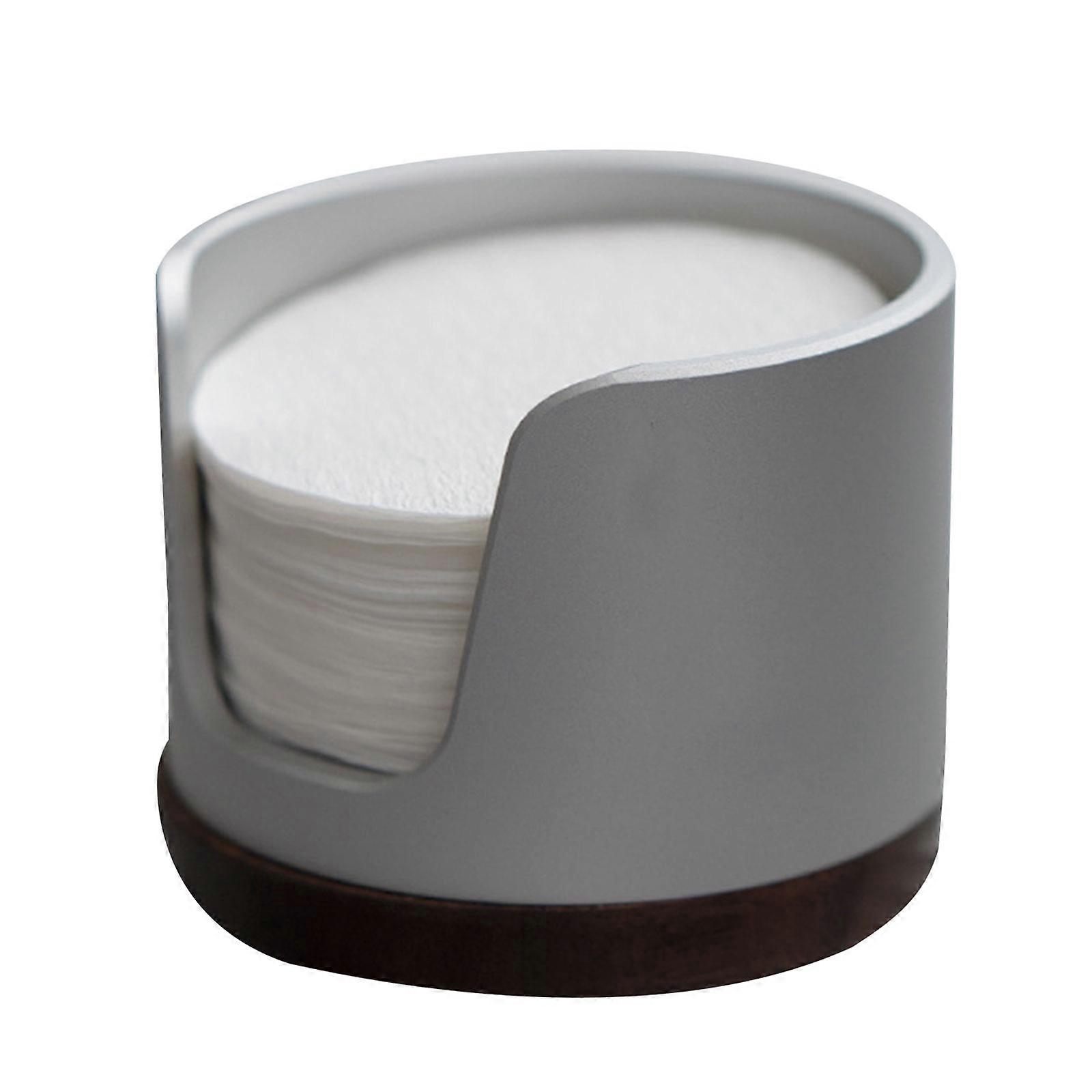 Fashion Coffee Filter Paper Dispenser Efficient Brewing Accessories Coffee Filter Paper Stand Filter Paper Storage Box Silver