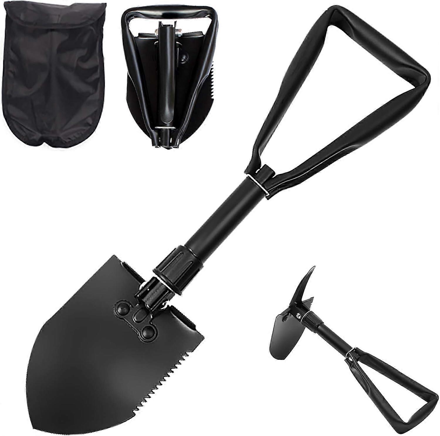 Outdoor large folding shovel-dark gray
