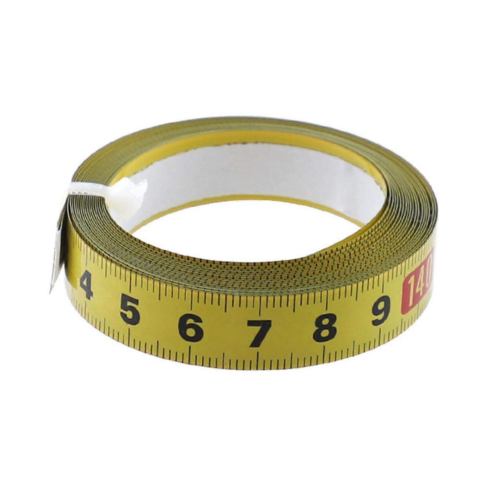 Metric Measure Tape - Adhesive Steel Tape Measure 1-5 Meters