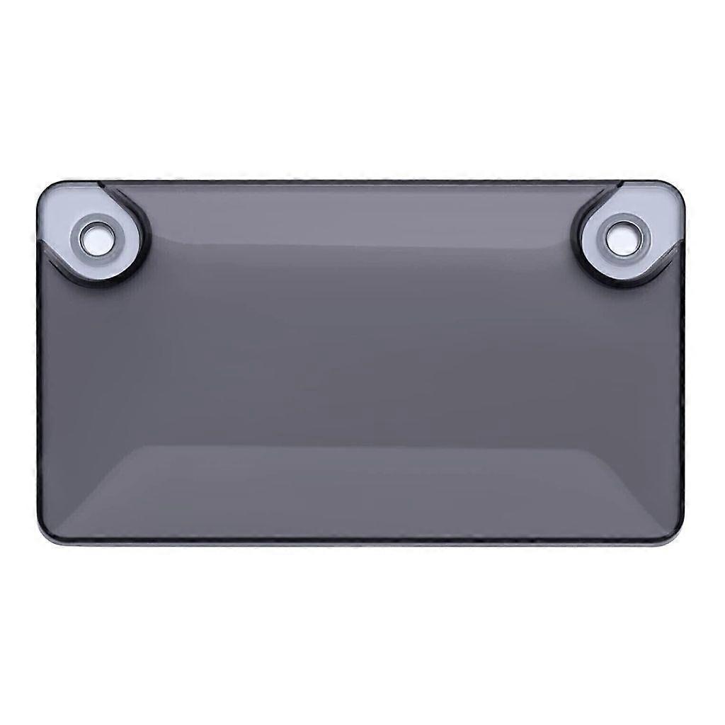 Compatible pour un look amélioré à la mode Couverture de plaque d’immatriculation de moto Bulle Teinté Smoke Bugs Bouclier Tags Protecteur