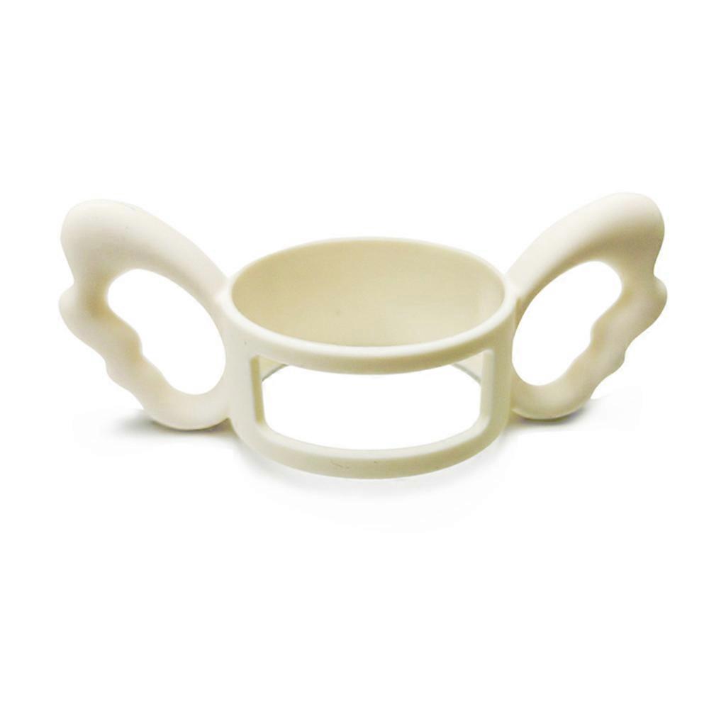 Bottle Handle Baby Feeding Silicone Teether Soft And Safe Handle for Auxiliary Milk Drinking Bottle Cover W