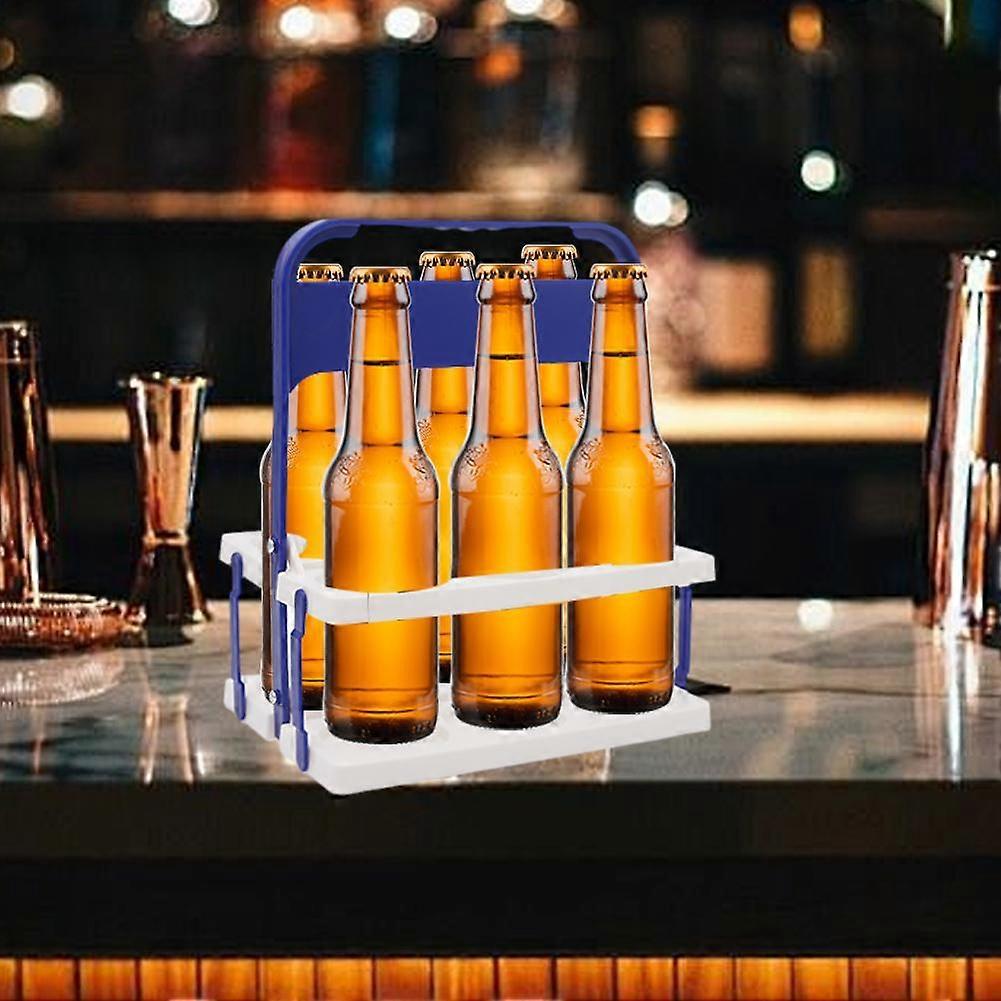 Beer Storage Basket Foldable Portable Organiser Beer Rack