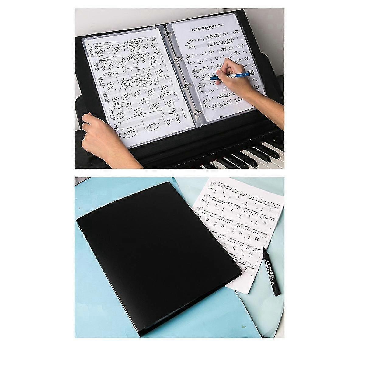 Sheet Music Folder,music Stand Accessories, Sheet Music Holder,writable Detachable Choir Folder